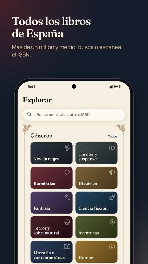 Explorar: todos los libros de España por géneros