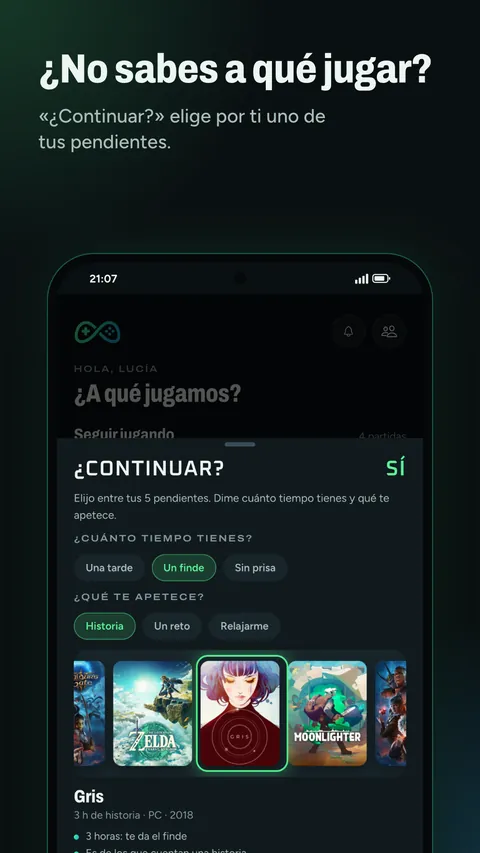 ¿Continuar?: elige uno de tus pendientes según tu tiempo