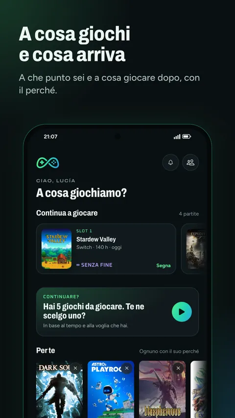 Home: a cosa giochiamo, cosa stai giocando e i consigli