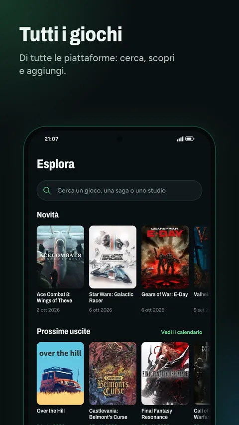 Esplora: novità e prossime uscite