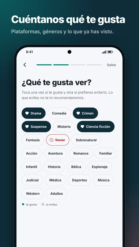 Elige qué te gusta ver: géneros y plataformas